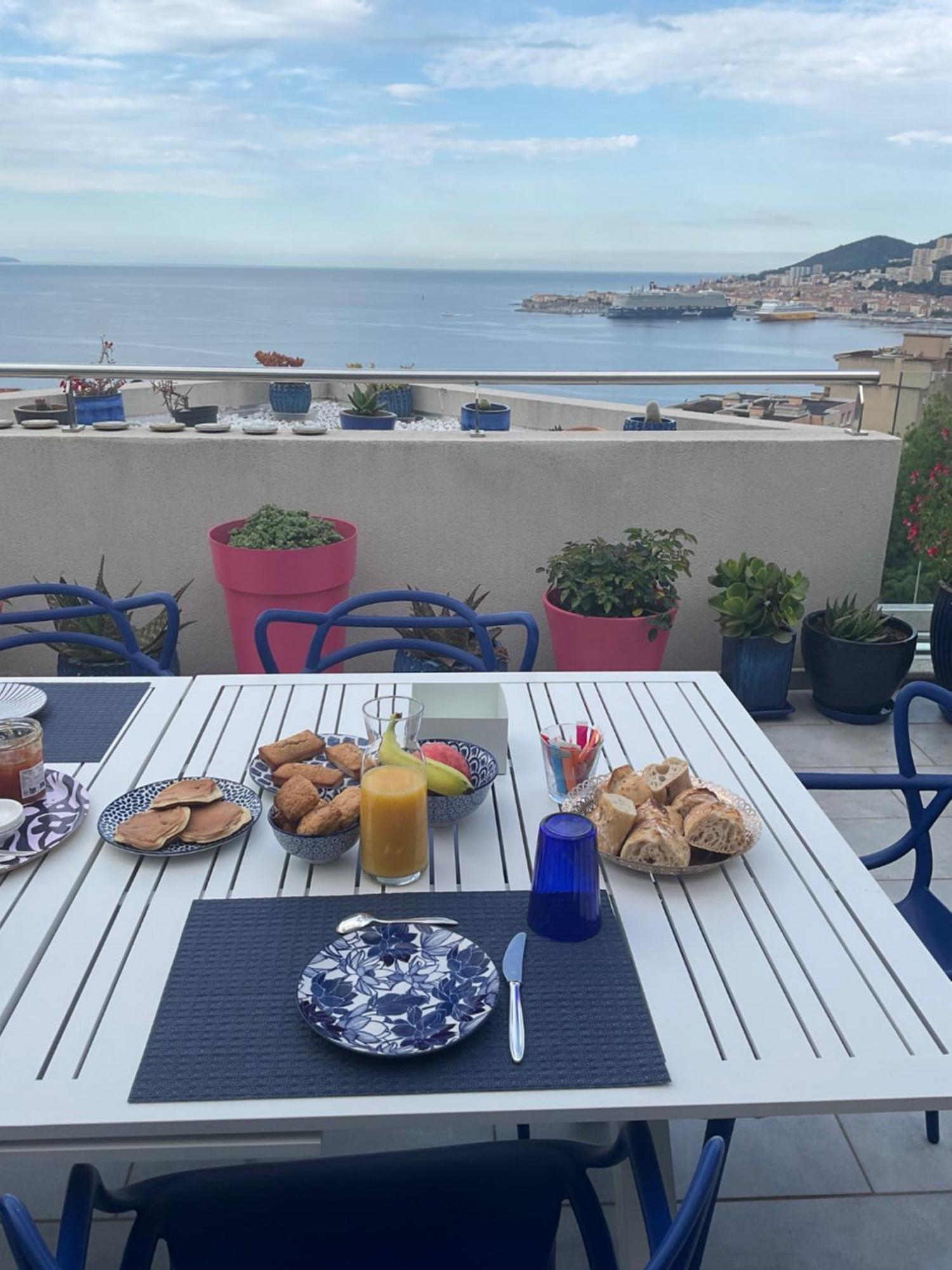 Avec 2 D'hotes Pour 1 A 4 Personnes Avec Terrasse, Vue Mer, Parking Prive, Proche Port Et Aeroport Ajaccio (Corsica)